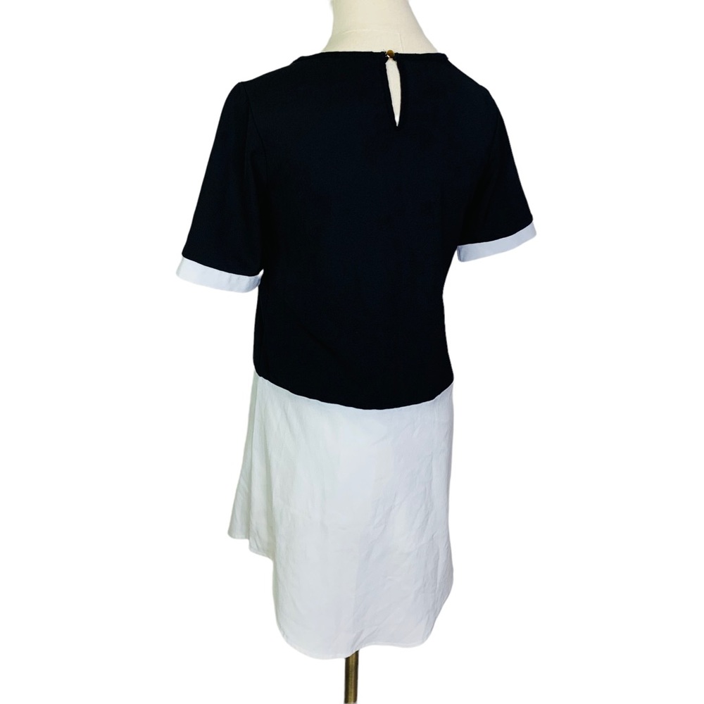 Zara Collection Color-Block Tunic Top Large 3406 - image 6